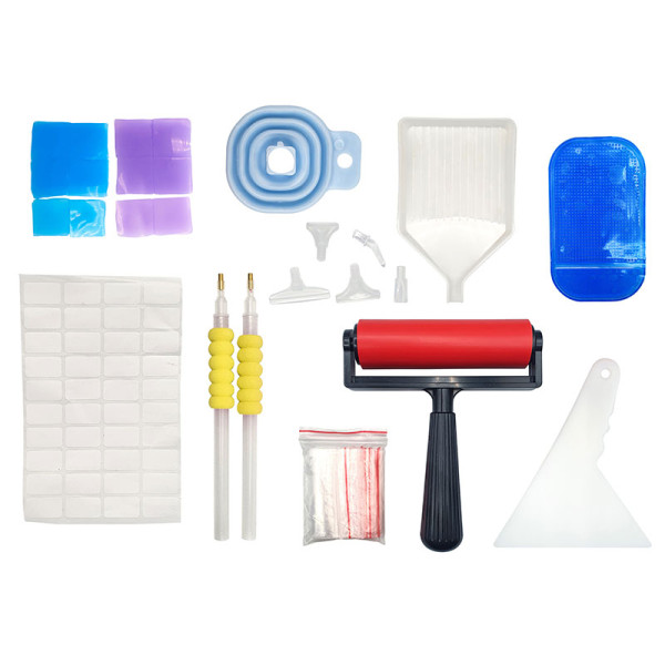 photo-Accessoires - Diamond Painting - Pochette plastique - 96 pièces