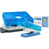 photo-Perforateur - Agrafeuse - Agrafes - Bureau - Bleu - Rapesco