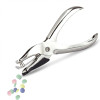 Perforateur - 1 trou - Pince métal - Perfore 10 feuilles - Argent - Rapesco