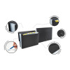 Trieur - Valisette - 13 compartiments - Noir - Format A4 - Rapesco