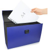 Trieur - Valisette - Classement - 19 compartiments - Bleu - Format A4+ - Rapesco