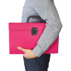 Trieur - Valisette - Classement - 19 compartiments - Rose - Format A4+ - Rapesco