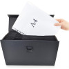 Trieur - Valisette - Classement - 19 compartiments - Noir - Format A4+ - Rapesco