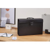 Trieur - Valisette - Classement - 19 compartiments - Noir - Format A4+ - Rapesco