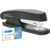photo-Agrafeuse - Avec agrafes 24/6mm - Noir - Bureau - Inclus 1000 agrafes - Rapesco