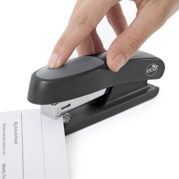 Agrafeuse - Avec agrafes 24/6mm - Noir - Bureau - Inclus 1000 agrafes - Rapesco