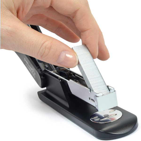 Agrafeuse - Avec agrafes 24/6mm - Noir - Bureau - Inclus 1000 agrafes - Rapesco