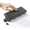 Perforateur - 4 trous - Métal - Noir - Capacité 16 feuilles - Rapesco