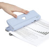 Perforateur - 4 trous - Métal - Bleu - Capacité 22 feuilles - Rapesco