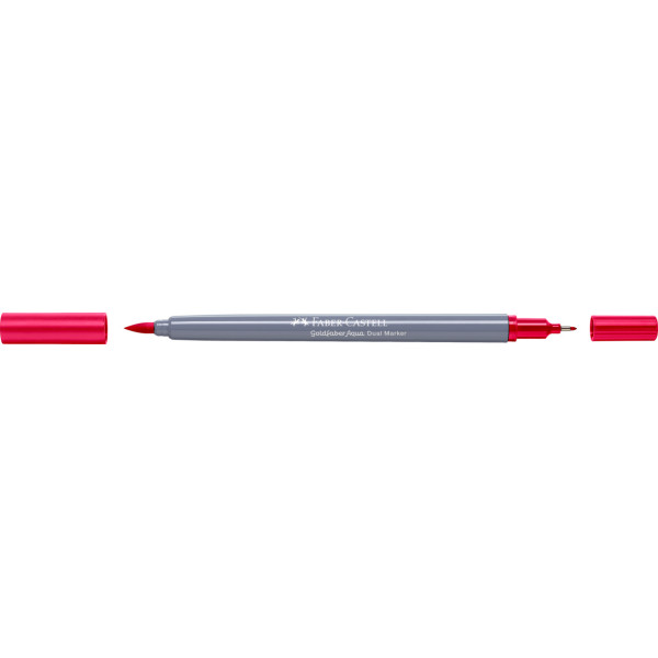 Feutre de coloriage - Faber-Castell - Goldfaber Aqua - Carmin foncé - 126