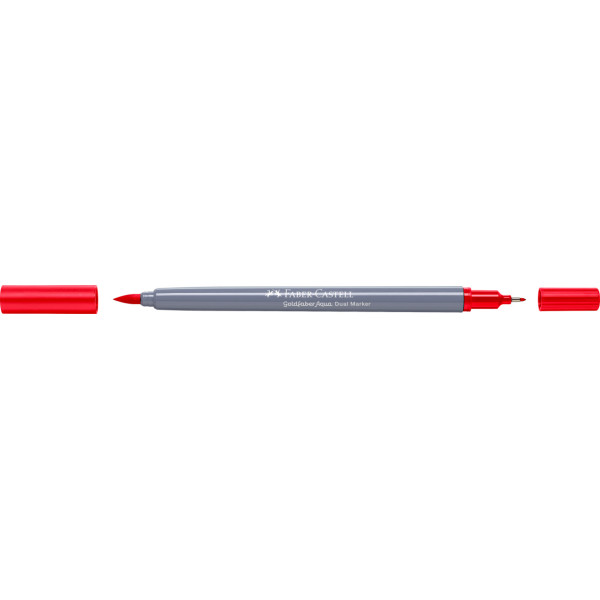 Feutre de coloriage - Faber-Castell - Goldfaber Aqua - Rouge géranium clair - 121