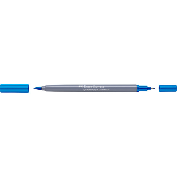 Feutre de coloriage - Faber-Castell - Goldfaber Aqua - Bleu azur - 449