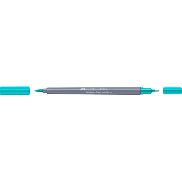 Feutre de coloriage - Faber-Castell - Goldfaber Aqua - Vert cobalt clair - 356