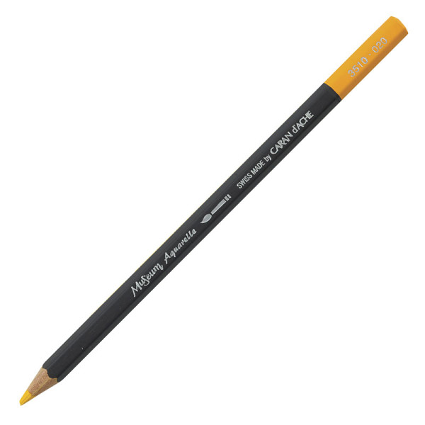 photo-Crayon de couleur - Aquarelle - Jaune d'or - Caran d'Ache - Museum Aquarelle
