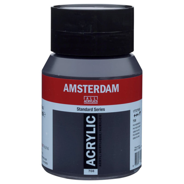 photo-Pot peinture acrylique 500ml Amsterdam gris de payne