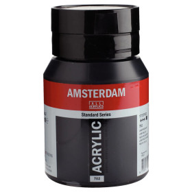 photo-Pot peinture acrylique 500ml Amsterdam noir de bougie