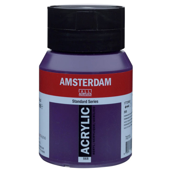 photo-Pot peinture acrylique 500ml Amsterdam Violet Bleuâtre Permanent