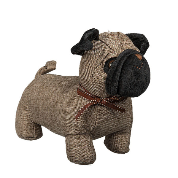 photo-Butoir de porte - Cale porte - Petit chien en tissu - Décoration