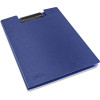 Porte-blocs - A4 - Avec rabats - Bleu - Clip métal - Lot de 4 - Rapesco