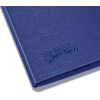 Porte-blocs - A4 - Avec rabats - Bleu - Clip métal - Lot de 4 - Rapesco