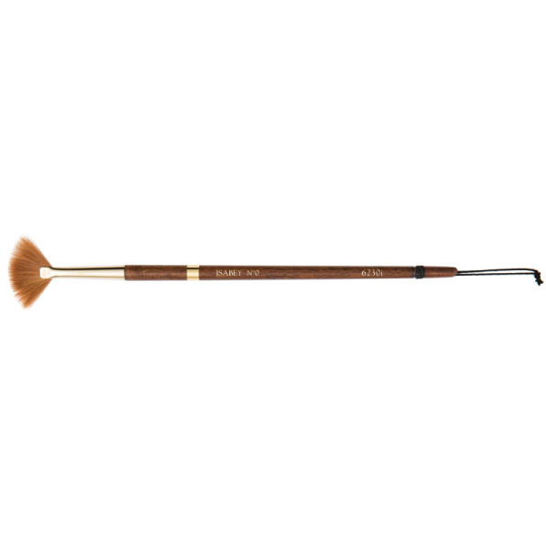 Pinceau - Eventail - Aquarelle - Isabey - Isaqua - 6230i - N°0 - Fibres synthétiques