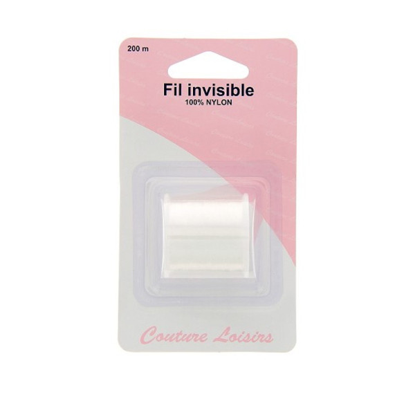 photo-Bobine de fil - Fil de pêche - Transparent - Invisible - Nylon - 200m