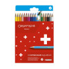 photo-Crayons de couleur - 18 couleurs - Caran d'Ache - Swisscolor - Aquarellables