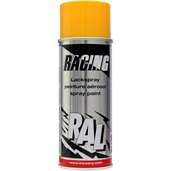 photo-Bombe de peinture carrosserie voiture Racing RAL1028 jaune melon 400ml