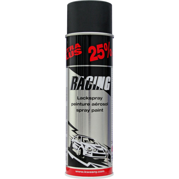 photo-Bombe de peinture - Carrosserie voiture - Racing - Noir satiné - 500ml