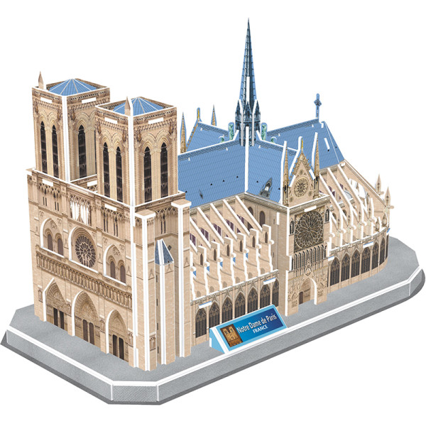 Maquette - Puzzle - 3D - Cathédrale Notre Dame de Paris - Monument - 96 pièces - Dès 8 ans