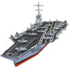 Maquette - Puzzle - 3D - Porte-avion militaire - 99 pièces - Dès 8 ans