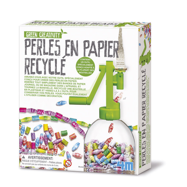 photo-Kit créatif - Créer des perles en papier recyclé - Pour enfant dès 5 ans