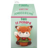 photo-Kit créatif - Crée un amigurumi en crochet - Renard - Accessoires inclus