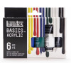 Tubes de peinture acrylique - Liquitex - Basics Acrylic - 6 couleurs - 22ml
