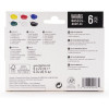 Tubes de peinture acrylique - Liquitex - Basics Acrylic - 6 couleurs - 22ml