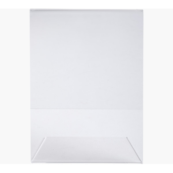 Porte-visuel - Présentoir - A5 - Incliné - Transparent - Pour photo, menu, document