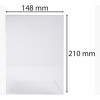 Porte-visuel - Présentoir - A5 - Incliné - Transparent - Pour photo, menu, document