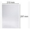 Porte-visuel - Présentoir - A4 - Incliné - Transparent - Pour photo, menu, document