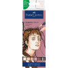 Photo - 6 Feutres de coloriage - A base d'alcool - Double pointes - Portrait - Faber Castell - Goldfaber