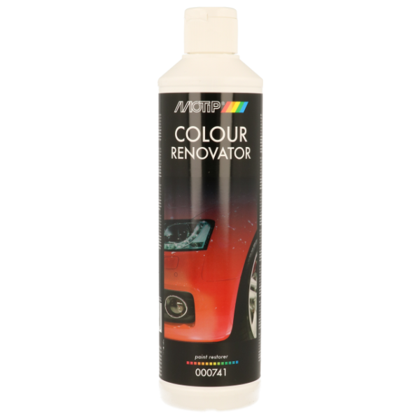 photo-Polish - Rénovateur de couleurs - Carrosserie - Toutes teintes - MoTip - 500ml
