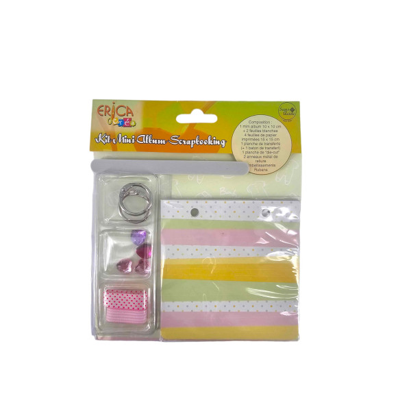 photo - Kit Mini Album - Scrapbooking - Erica