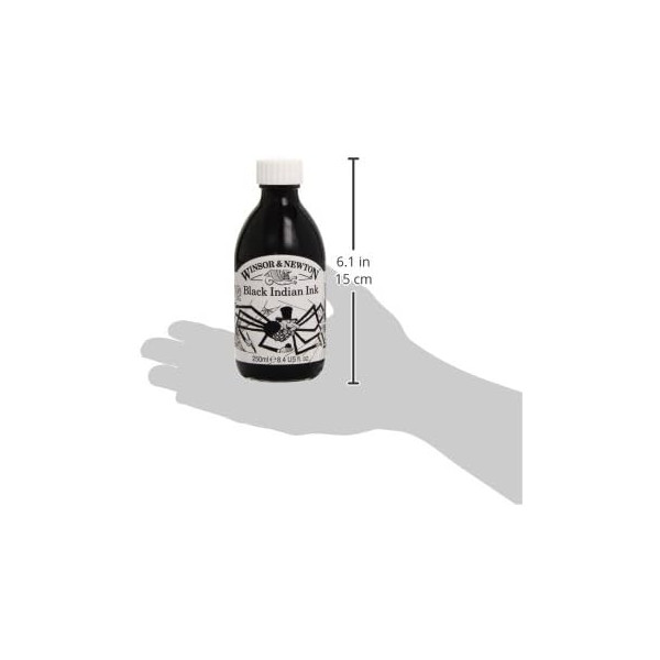 Flacon - Encre de Chine - Noir - 250 ml - Winsor et Newton