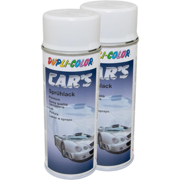 photo-2 bombes peinture rallye blanc brillant - 400 ml - Dupli-Color