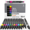 photo-Feutres - Promarker Brush - 12 couleurs vives - Winsor et Newton - Dessin - Illustration