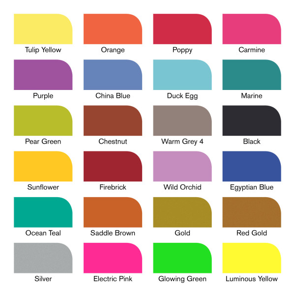 Feutres - Promarker - Trousse - 25 couleurs - Assortiment - Winsor et Newton