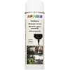 2 bombes de peinture - Blanc - Marquage craie - Repérage - Effaçable - 500ml