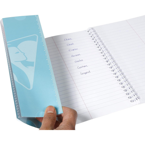 Carnet de vocabulaire - 11x17cm - Polypro - Avec spirales - KoverBook - Clairefontaine