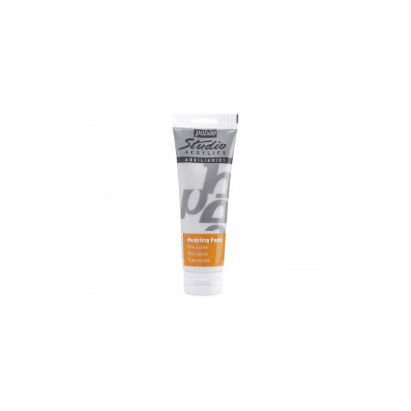 photo-Pâte à relief - Modeling paste - Peinture acrylique - Pébéo - Tube de 250ml