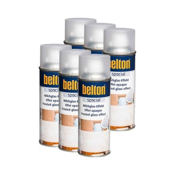 photo-6 bombes de peinture Belton effet verre opaque laiteux 400ml