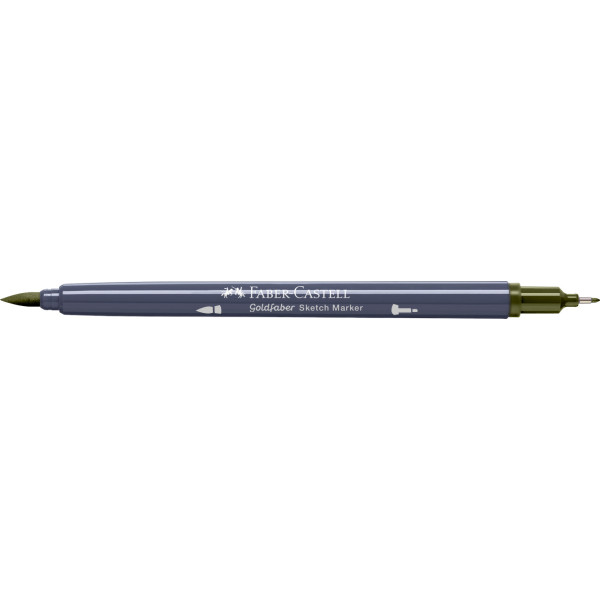 Feutre de coloriage - Faber-Castell - Goldfaber Sketch - Olive green yellowish - 173